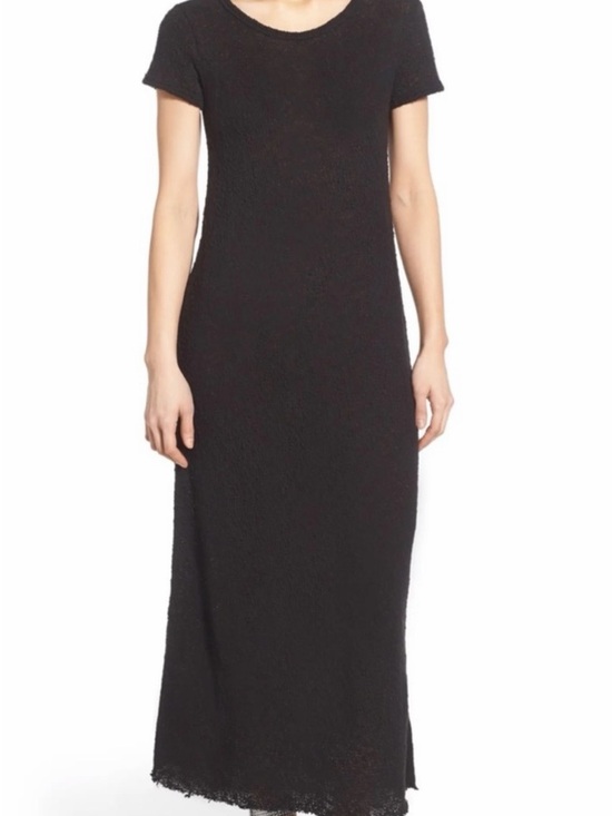 James Perse Dresses & Skirts - James Perse Classic Black Short-Sleeve Maxi Jersey Dress